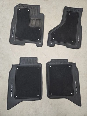 13-18 Ram 1500 2500 3500 Limited Black Floor Mats Full set of 4 - Image 1 of 4