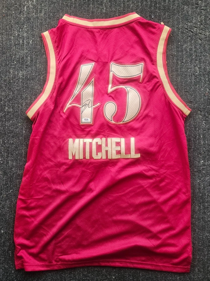 Donovan Mitchell Signed Jersey PSA - Image 1 of 2