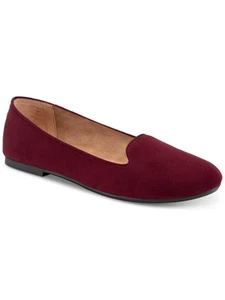 STYLE & COMPANY Womens Burgundy Alyson Round Toe Slip On Loafers Shoes 9 M - Picture 1 of 3
