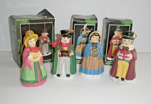 Campaneros de Navidad Estatuillas Adornos JCNY Village Carollers Porcelana Usado en Excelente Condición - Imagen 1 de 11