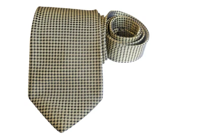 CORBATA HOMBRE STEFANO RICCI NEGRA, MARFIL/GEOMÉTRICA Ancho: 3.7/8" Largo: 61" Foto 1 de 4