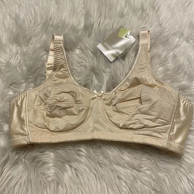 Sujetador Amoena 38A Beige Mastectomía Bella SB Inalámbrico Cierre Trasero 2114 NUEVO Foto 1 de 4