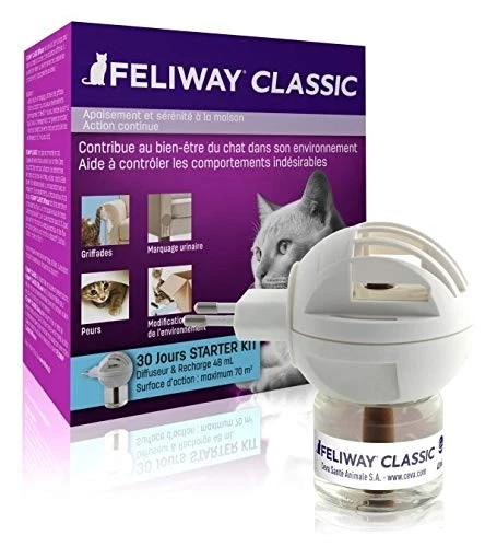 Feliway Classic 30 Day Starter Kit | Plug In Anxiety Relief Pheromone Diffuser - Image 1 of 1