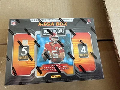 Panini Playbook 2021 NFL Fútbol MEGA Caja Sellada de Fábrica 1 Automático/Memorabilia Foto 1 de 2