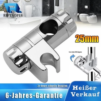 Handbrause Halterung Duschkopfhalterung 25mm Verstellbar Halter Schieber 360° - Bild 1 von 4