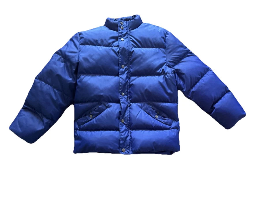 Chaqueta Brooks Brothers Niños Azul Parka Plumón Bolsillos Abombados Talla Grande L Foto 1 de 4