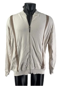 NEU MIT ETIKETT HERREN VINTAGE COOPER BEIGE REISSVERSCHLUSS MIT TASCHEN GRÖSSE LARGE - Bild 1 von 9