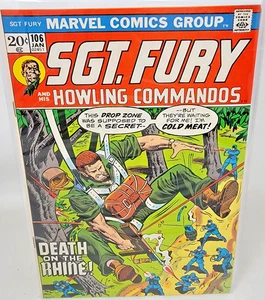 SGT FURY #106 1973 Marvel 9.4 Dick Ayers Cover Art Bronze Age - Picture 1 of 1