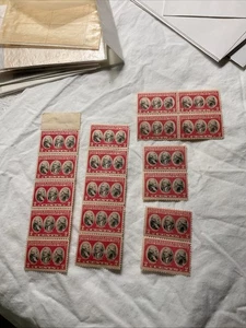 U.S.-(-1931-)-Sc.#703-YORKTOWN -lot of  18-Stamps,on Pairs,Strips, Blocks MH-#11 - Picture 1 of 4