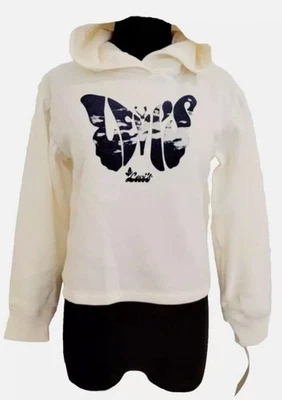 Sudadera con Capucha Recortada Levi's Butterfly Niñas Grande (12-13) o Mujer XS Foto 1 de 4