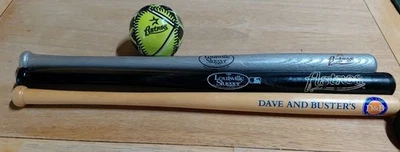 Houston Astros Souvenir Collectible Graphic Baseball  Bats RARE - Image 1 of 4