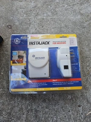 GE Instajack For Modems TL96597 Wireless Modem Jack for Web TV Phones Satellite - Image 1 of 2