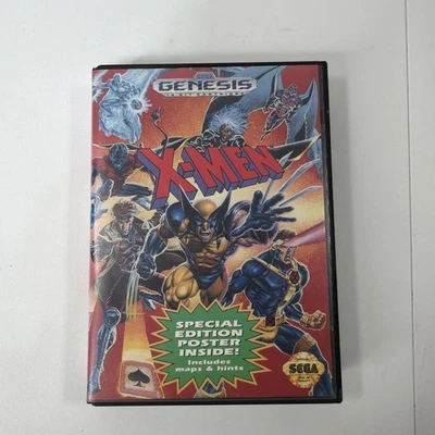 X-Men (Sega Genesis, 1993) No Poster or Manual. - Image 1 of 4