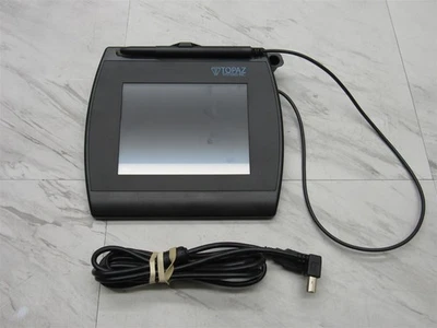 Almohadilla de captura de firma LCD serie USB Topaz SignatureGem T-LBK766SE-BBSB-R Foto 1 de 4