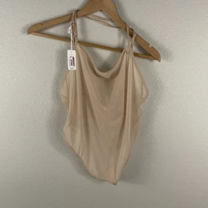 Body trasparente beige Smoothez By Aerie taglia media - Foto 1 di 7