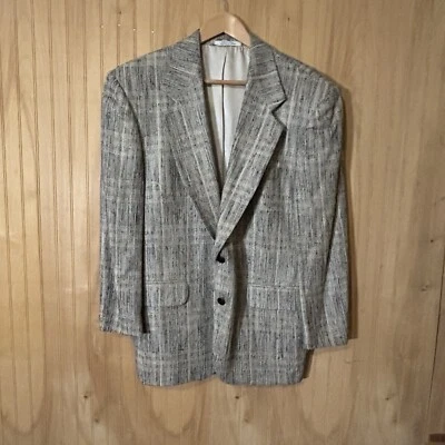 Abrigo deportivo chaqueta blazer BACHRACH 100 % seda para hombre Foto 1 de 4