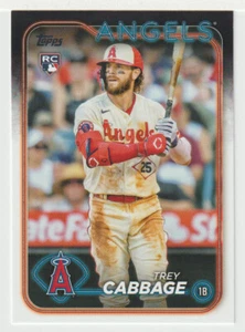 Trey Cabbage RC - Los Angeles Angels (Baseball Card) 2024 Topps # 321 Mint - Picture 1 of 1