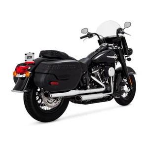 Vance & Hines 3 Inch Twin Slash Slip-On Mufflers For Softail: 18-20 FLHC 107 - Picture 1 of 1