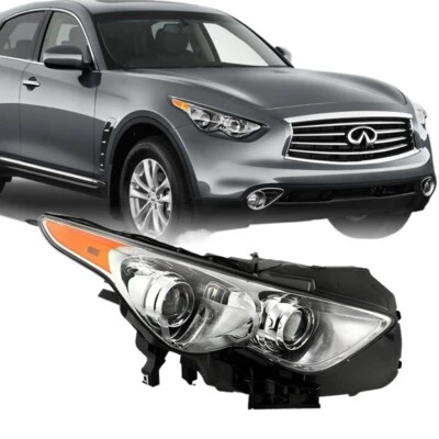 For 2009-2017 Infiniti FX35 FX50 QX70 Headlight w/o Sport Pkg Non-AFS Passenger Foto 1 de 2