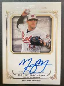 Colección Museo Manny Machado 2013 07/50 novato autógrafo automático - Imagen 1 de 3