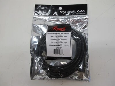 Rosewill High Quality Cable RCW-100 USB 2.0 Type A Male to Female - Image 1 of 2
