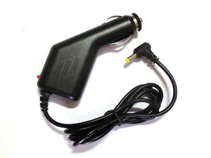 Adaptador automático de coche de 12 V cargador cable de alimentación para reproductor de DVD portátil Bush 7" T-702 - Imagen 1 de 3
