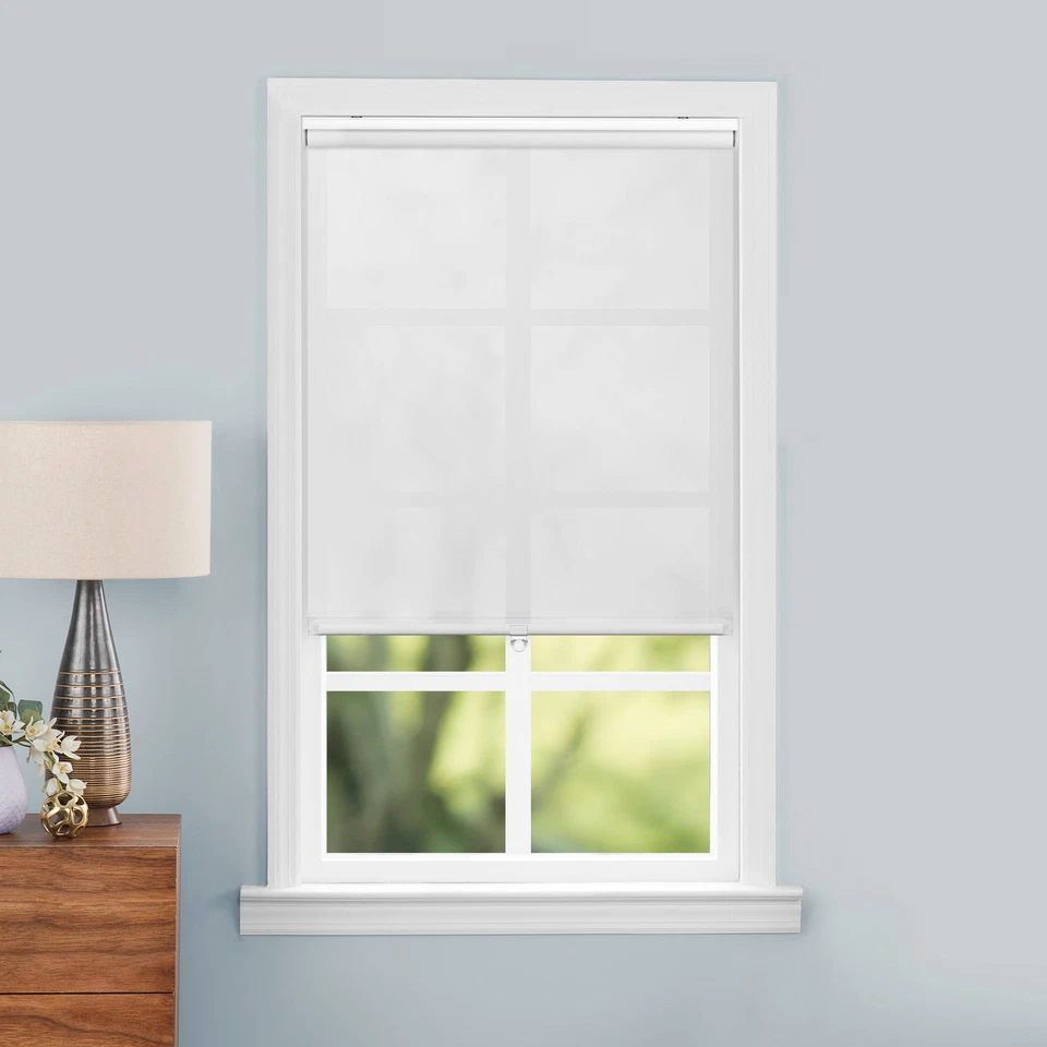 Filtrado de Luz Liberación Lenta Rodillo Pantalla, 36" W x 72" L, Blanco Nuevo Foto 1 de 4