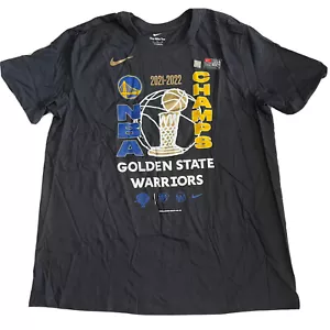 Golden State Warriors T Shirt XL Nike 2022 NBA Finals Champions Locker Room Tee - Picture 1 of 4