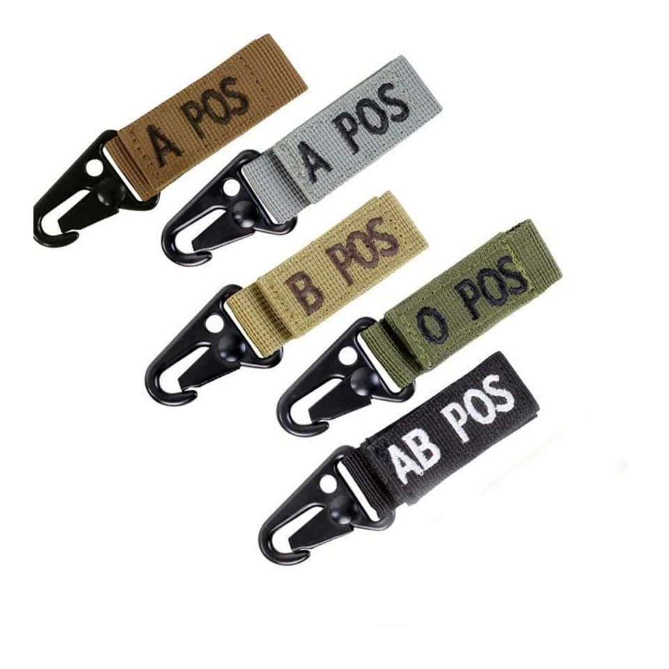 Тактический модульный крючок и петля для ключей Condor 239 с идентификационной биркой группы крови MOLLE - Изображение 1 из 1