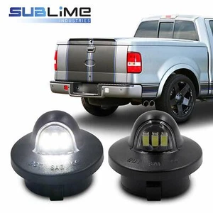2x Conjunto de Placa de Parachoques LED Luz Color Blanco Claro para F-150 2001-2014 - Imagen 1 de 7