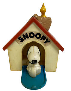 Vintage 1979 Hasbro Peanuts Snoopy & Woodstock Jack In The Box