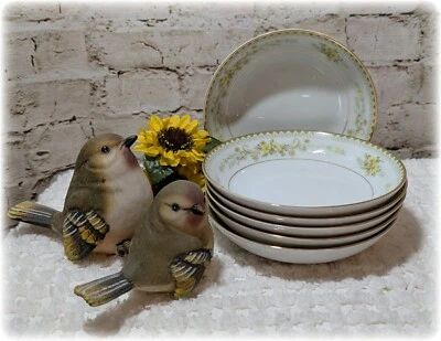 Mikasa Fine China Greenbriar L2014 Japan Fruit Dessert Sauce Bowl 6pcs 1978-1985 - Image 1 of 4