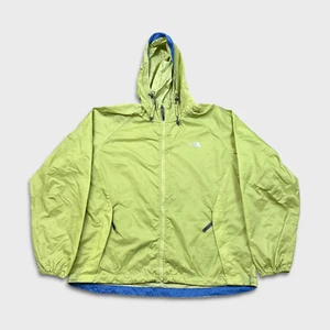 The North Face Jacket Womens Large Green Full Zip Outdoor Hooded Windbreaker - Picture 1 of 8