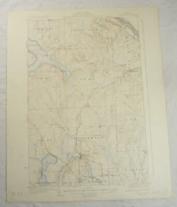 Topographic Map, 1931 -- STOCKHOLM, Maine -- Bangor & Aroostook Railroad - Picture 1 of 4