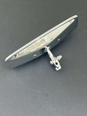 BHA4806C - MG INTERIOR MIRROR MGB, MGC, MIDGET, AH SPRITE CHROMED POLISHED REAR - Image 1 of 4