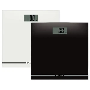 Salter Digital Bathroom Scale Toughened Glass LCD Display Max 180kg Body Weight - Picture 1 of 6