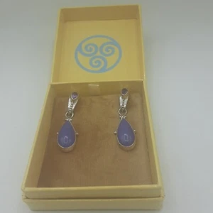 Sajen Silver Purple Aventurine, Amethyst Earrings In Sterling Silver 17.40 ctw - Picture 1 of 6
