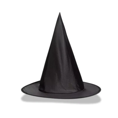 Шляпа ведьмы женщины Хэллоуин ведьма карнавальный костюм шляпа аксессуар взрослых черный Великобритании - Изображение 1 из 4