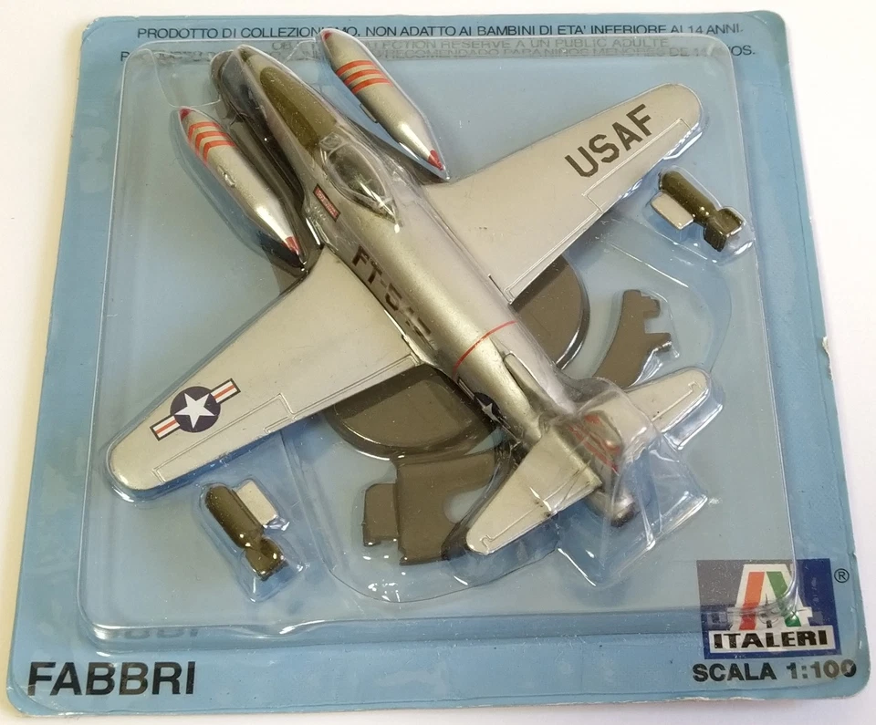 Italeri Aircraft Lockheed F-80 Shooting Star USAF 1/100 Diecast Metal - Image 1 of 2