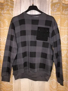 Neu MBX Sweatshirt Herren X-Large SmokeDenim Kleidung geteilter Ausschnitt Pullover $ 48,00 - Bild 1 von 5