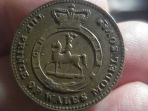 MEDALLA JETON REINA VICTORIA - GRAN BRETAÑA - 1840 - EL PRÍNCIPE DE GALES - COBRE - Imagen 1 de 2