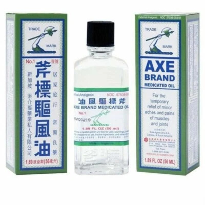 (Cap Kapak) Marca AXE Aceite Medicado Universal Alivio Resfriado y Dolor de Cabeza (10 x 56 ml) Foto 1 de 4