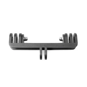 Soporte de montaje doble puente adaptador casco monopie para cámara GoPro Hero / SJCAM - Imagen 1 de 5