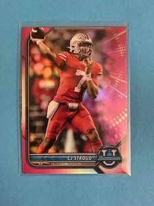 2021-22 Bowman University Football Base, Chrome, 1st, Refractor - Picture 1 of 22