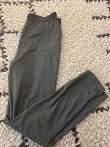 REI Kids Grey Base Layer Leggings Size Large 14-16 Excellent - Picture 1 of 13
