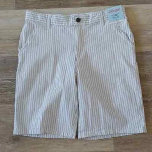 NWT Cat & Jack Boys Flat Front Shorts Grey Size 16 - Picture 1 of 8
