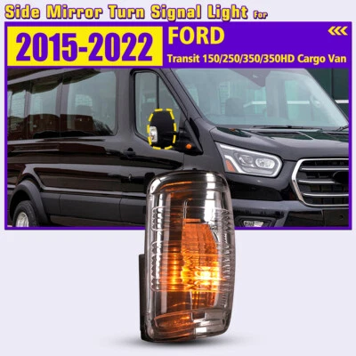 For 2015-2022 Ford Transit 150/250/350/350HD Side Mirror Turn Signal Light-Right - Image 1 of 4