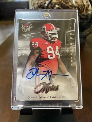 RARE!!! Quentin Moses 2007 Fleer Ultra Rookies Target Variation Auto RC #229 - Image 1 of 4