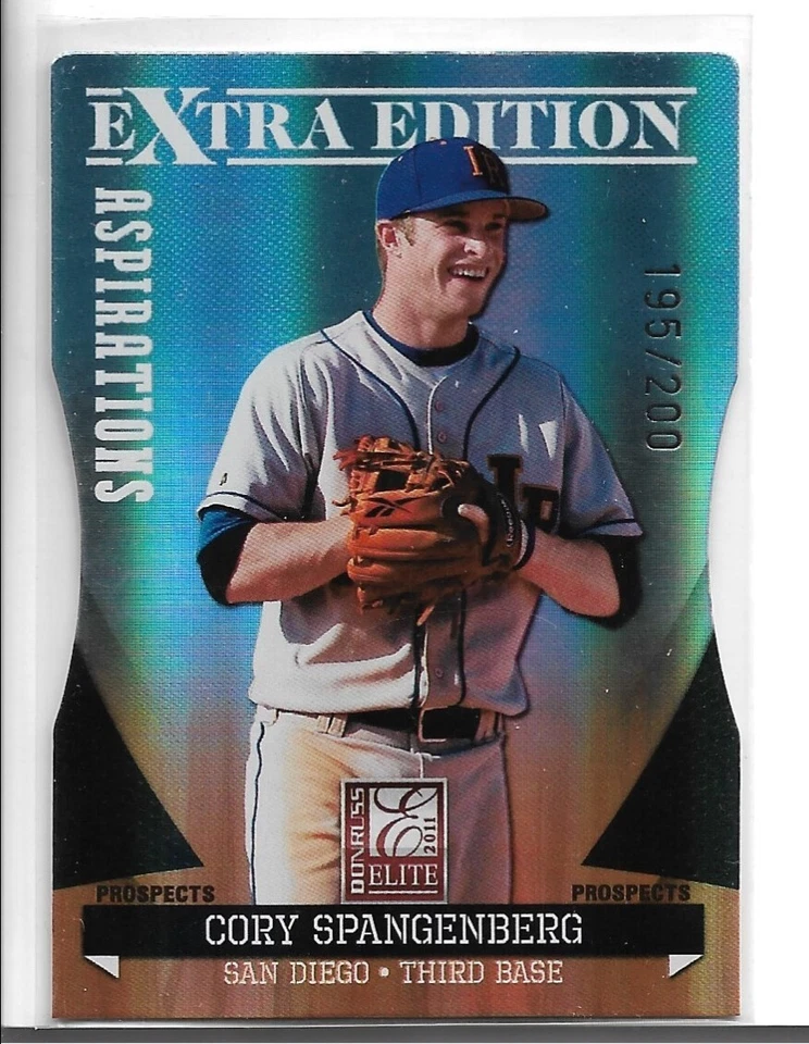 2011 Donruss Elite #P-7 Cory Spangenberg Die Cut /200 - Image 1 of 1