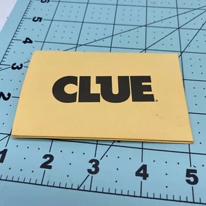 Clue Board Game Replacement Case File Envelope ONLY 2011 Replacement Part - Picture 1 of 2